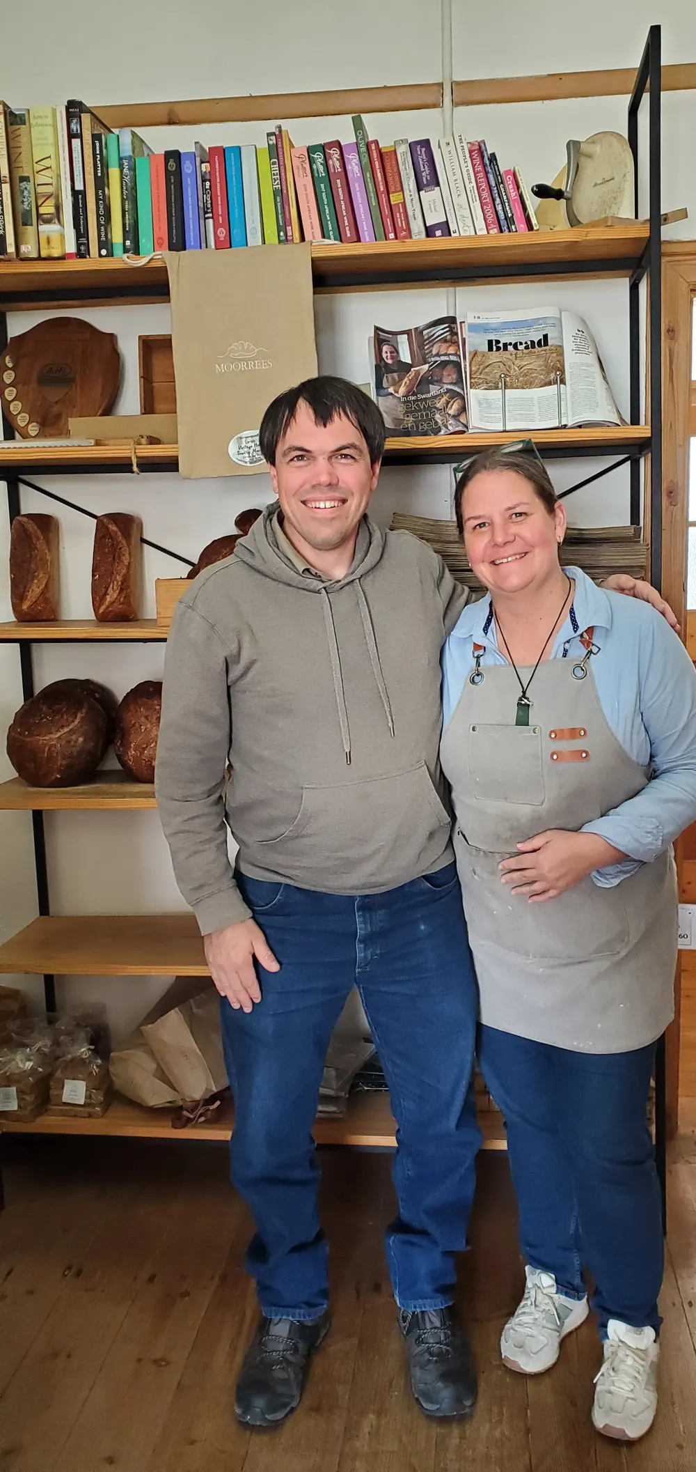 The bakers of Moorrees Bakery in their shop